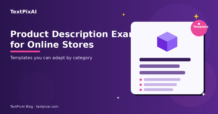 Product Description Examples for Online Stores