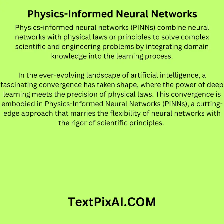 Physics-Informed Neural Networks