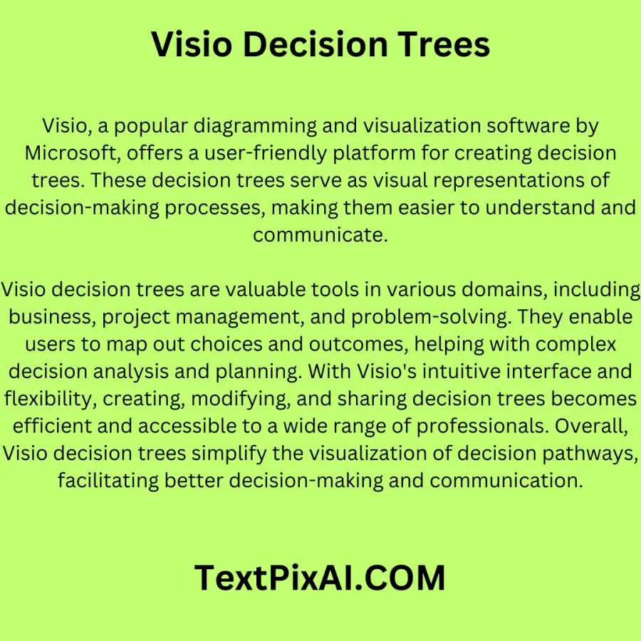 Visio Decision Trees: Visualizing Complex Choices with Microsoft Visio