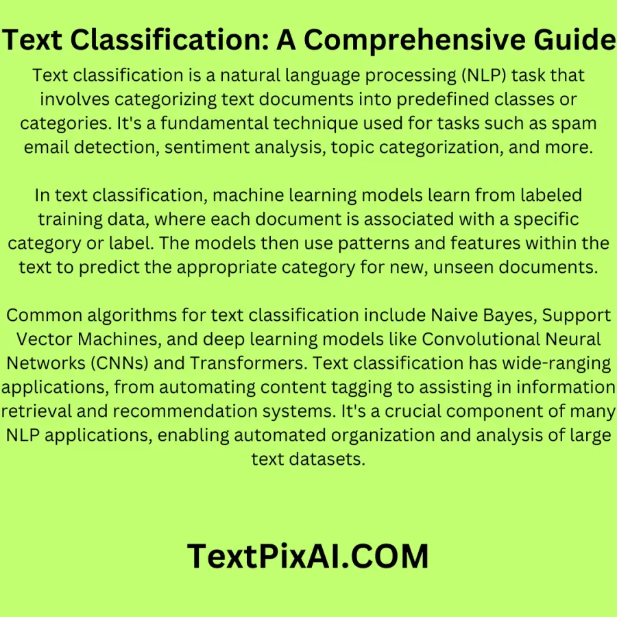 Text Classification: A Comprehensive Guide