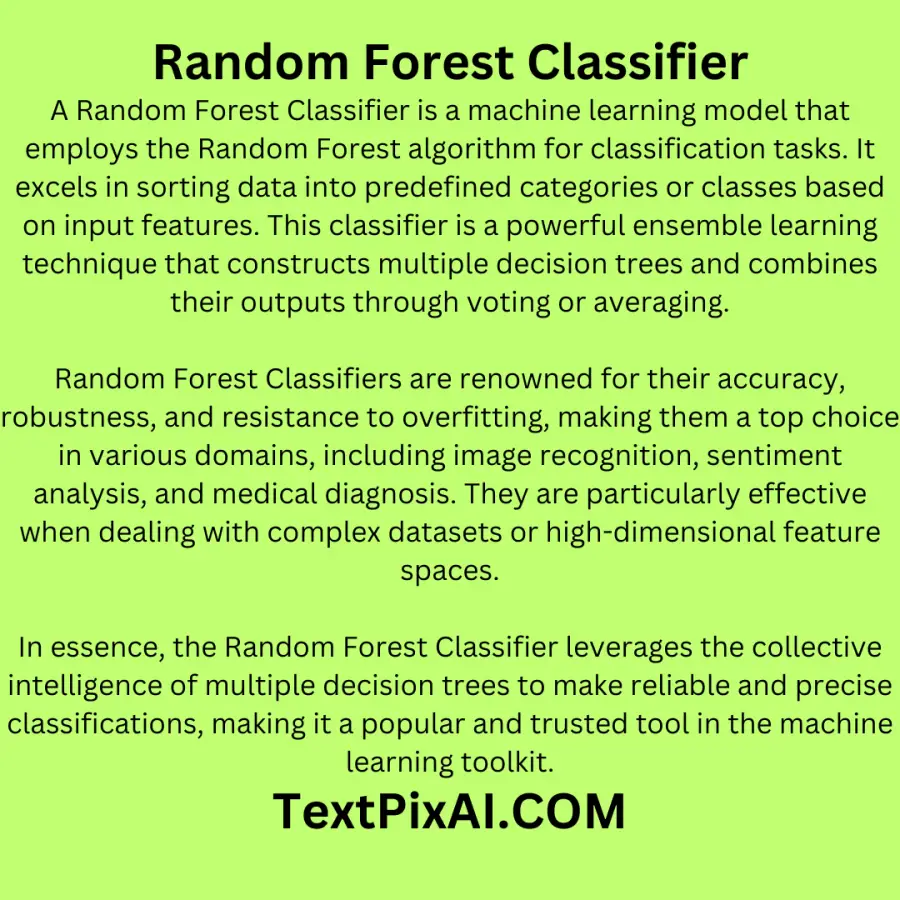 Random Forest Classifier